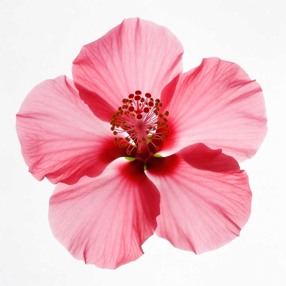 Pink Hibiscus Flower Pink Hibiscus Flower