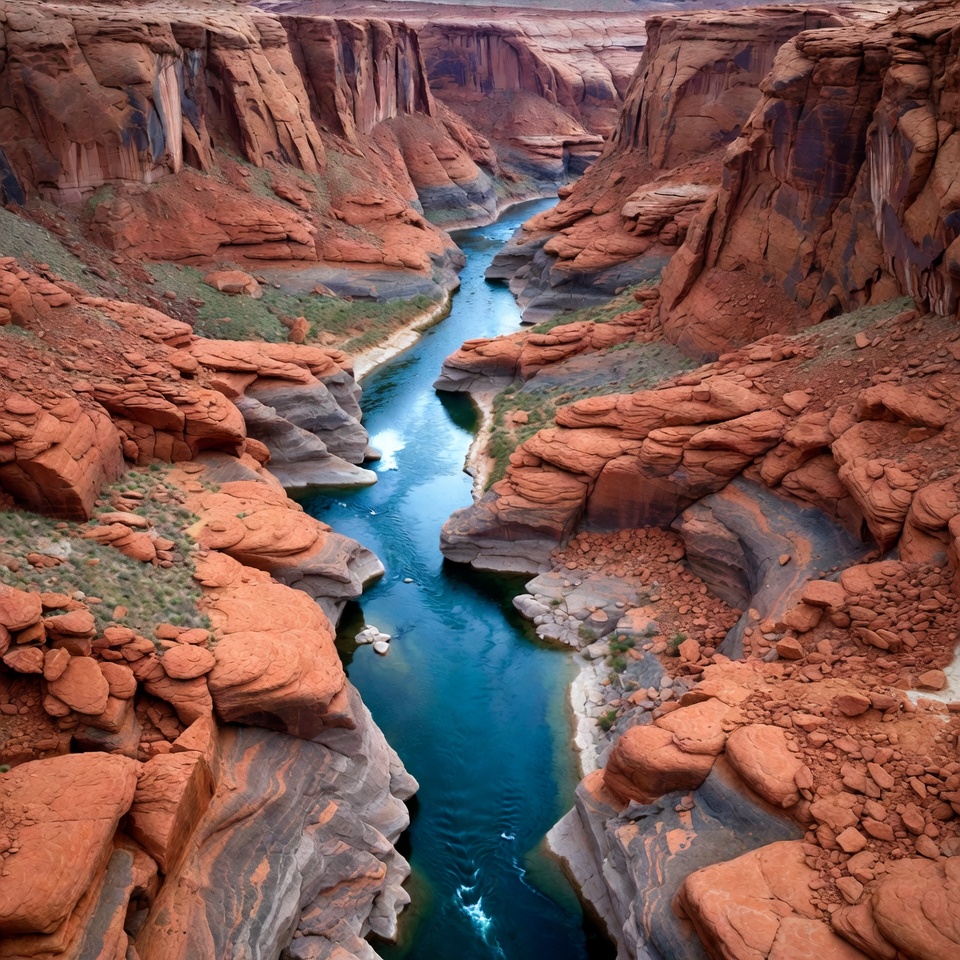 Colorado River in Canyonlands Colorado River in Canyonlands