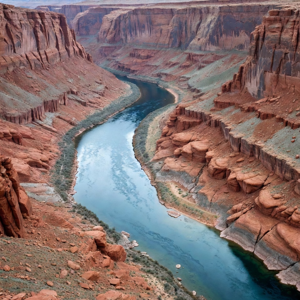 Colorado River in Grand Canyon Colorado River in Grand Canyon