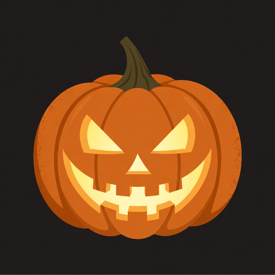 Jack-o'-lantern pumpkin illustration Jack-o'-lantern pumpkin illustration