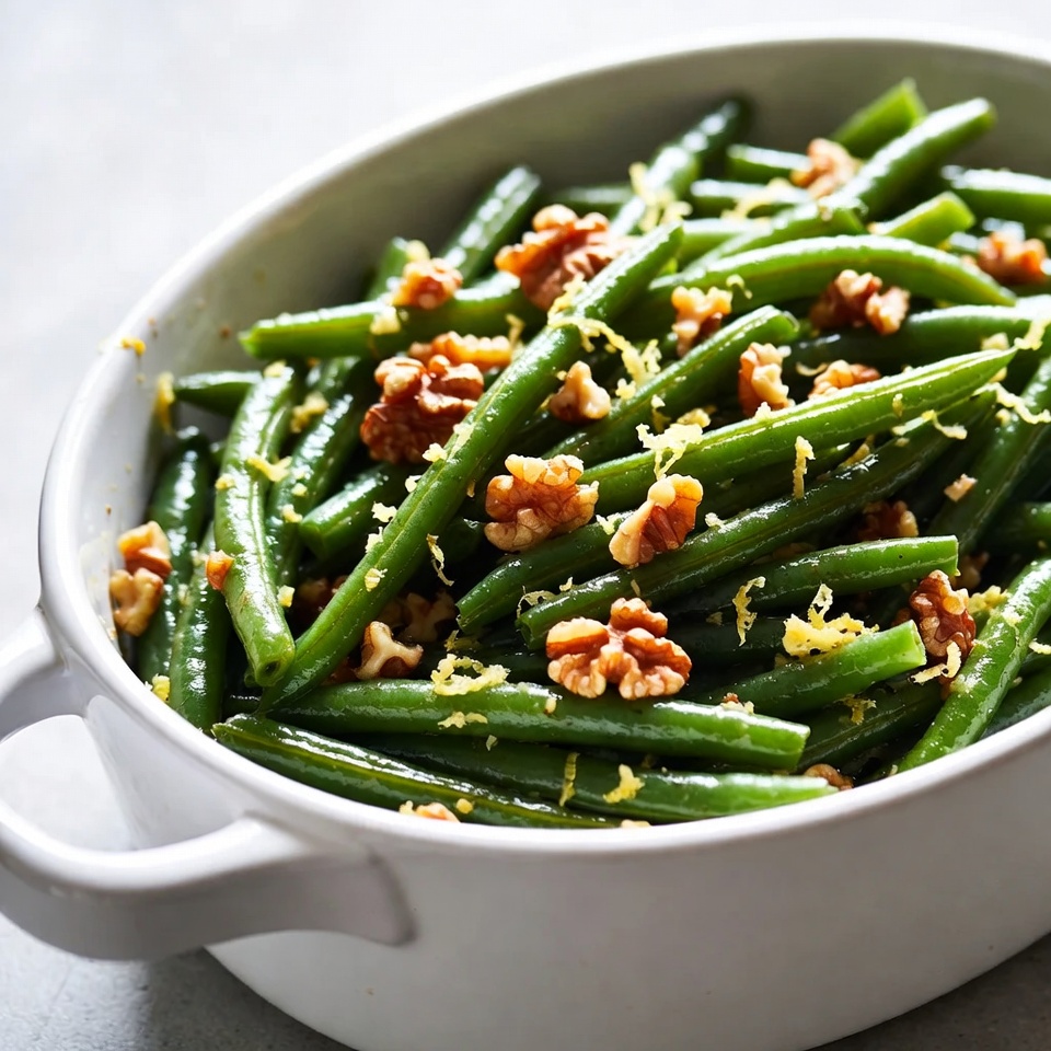 Green Beans with Walnuts and Lemon Green Beans with Walnuts and Lemon