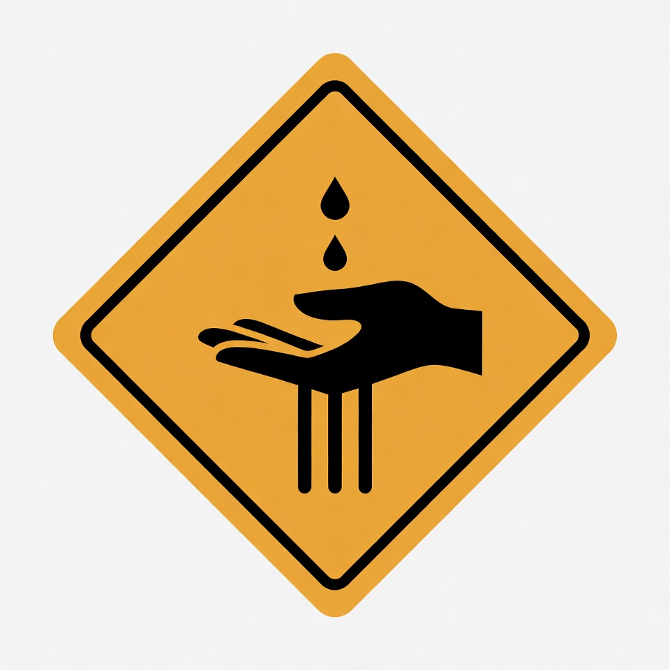 Hand Washing Warning Sign Hand Washing Warning Sign