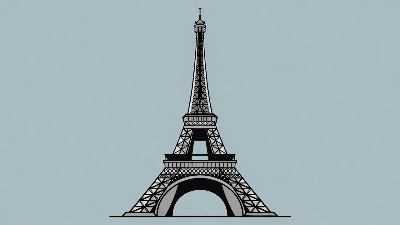Eiffel Tower illustration Eiffel Tower illustration
