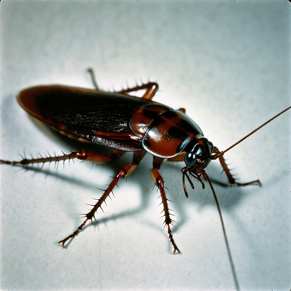 German Cockroach on White Background German Cockroach on White Background
