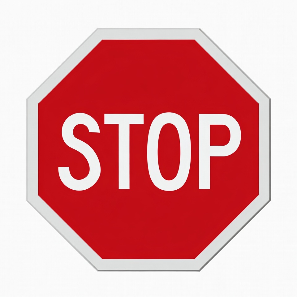 Red Stop Sign Red Stop Sign
