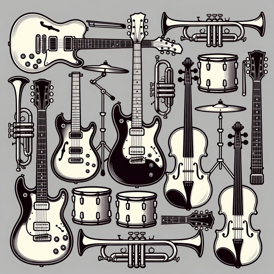 Vector Musical Instruments Collection Vector Musical Instruments Collection