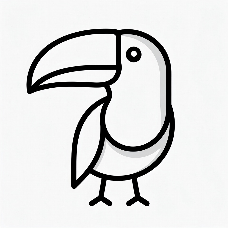 Toucan bird illustration Toucan bird illustration
