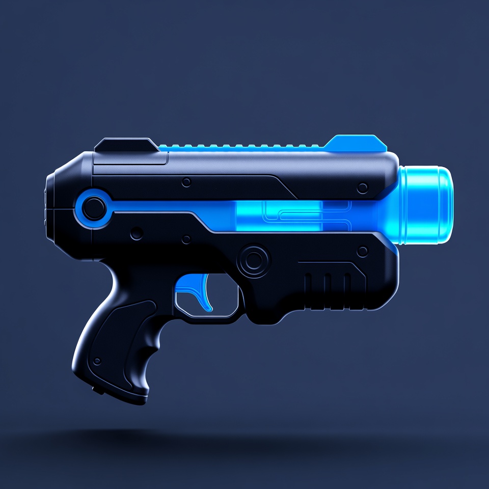 Blue Neon Glow Water Gun Blue Neon Glow Water Gun