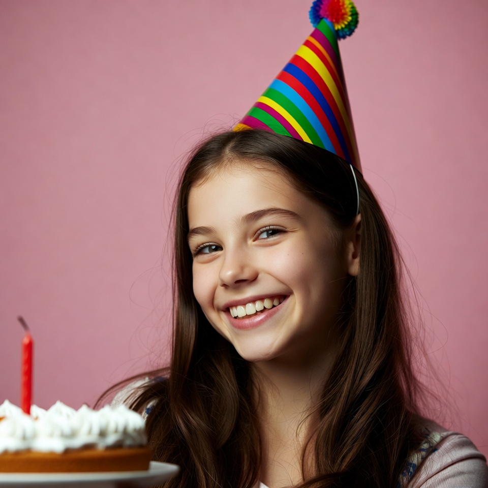 Girl holding birthday cake Girl holding birthday cake