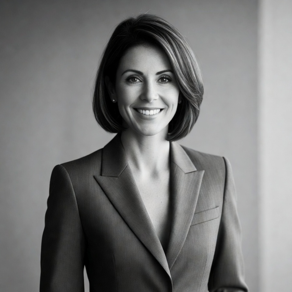 Smiling woman in suit Smiling woman in suit