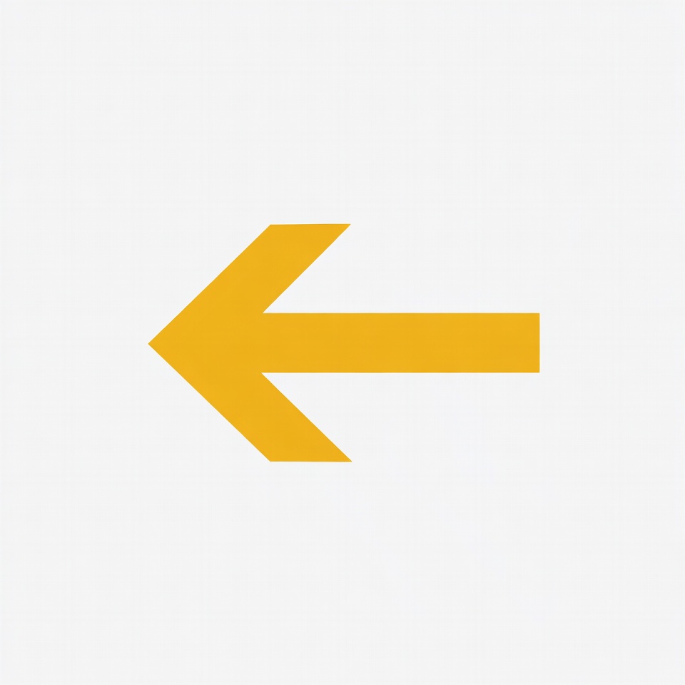 Yellow Left Arrow Icon Yellow Left Arrow Icon