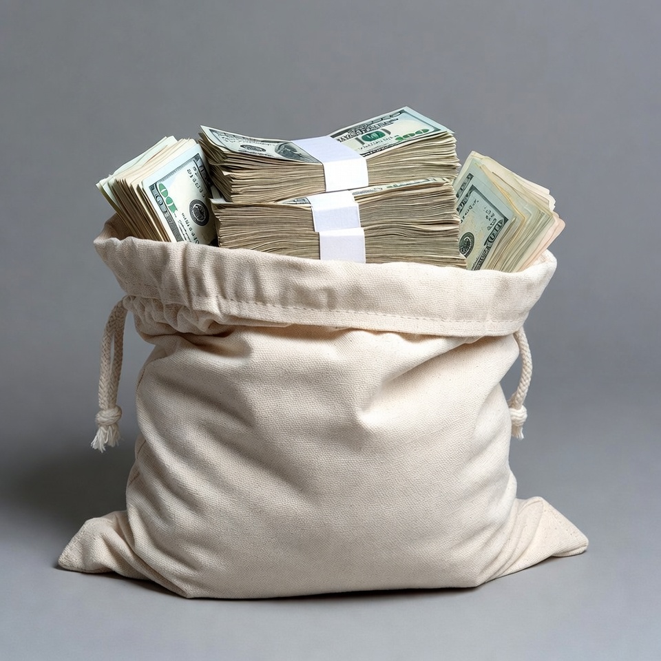Money Bag Full of Cash Money Bag Full of Cash