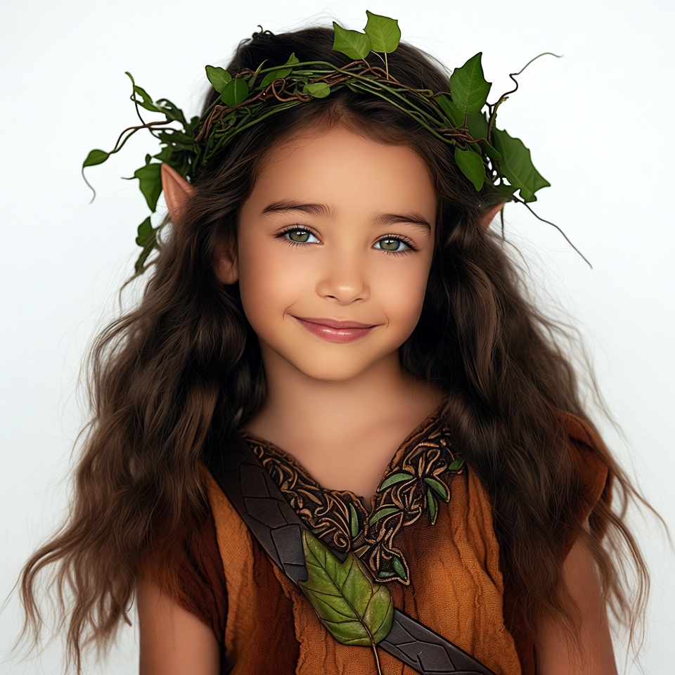 Girl with Ivy Leaf Crown Girl with Ivy Leaf Crown