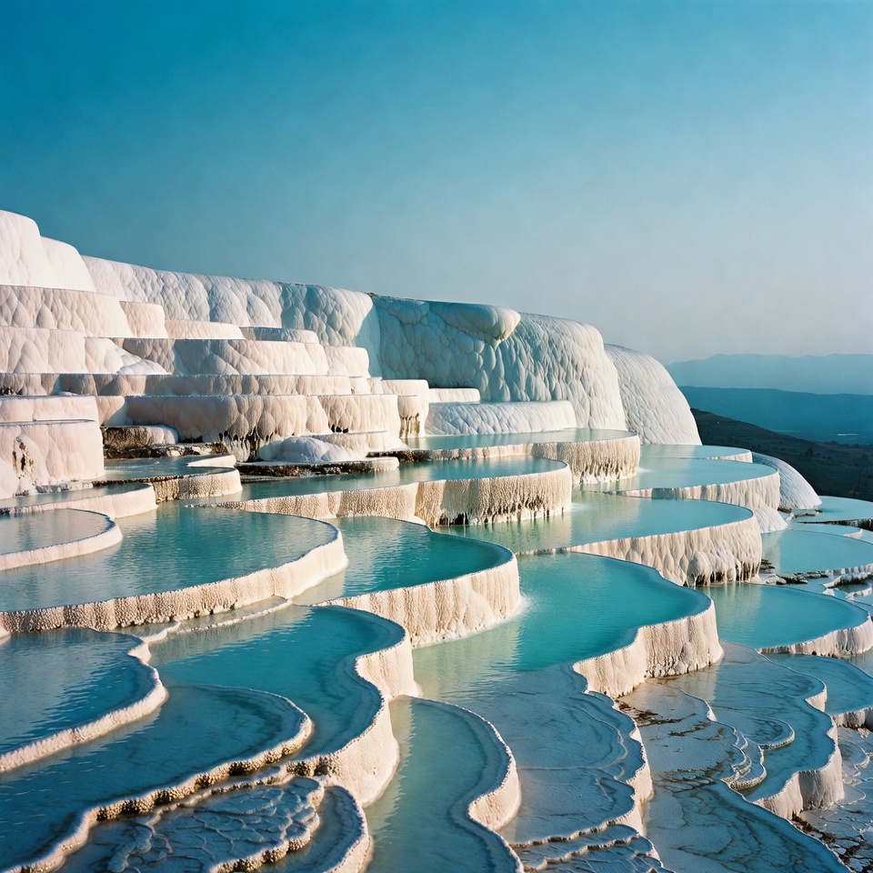 Terraced Travertine Pools Turkey Terraced Travertine Pools Turkey