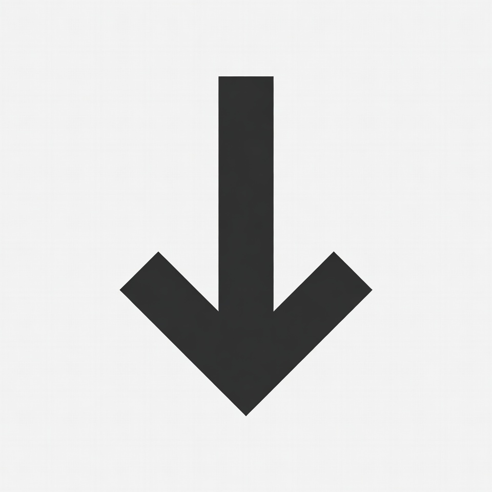 Black Down Arrow Icon Black Down Arrow Icon