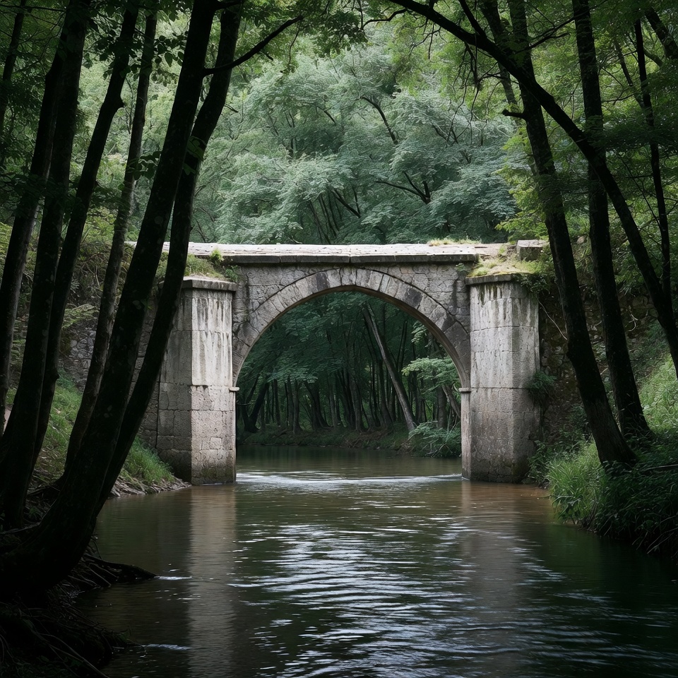 Stone Arch Bridge over Forest River Stone Arch Bridge over Forest River