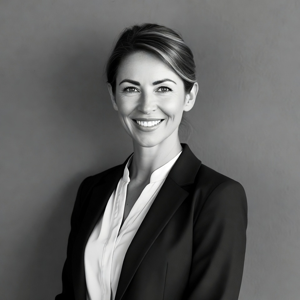 Smiling woman in business suit Smiling woman in business suit