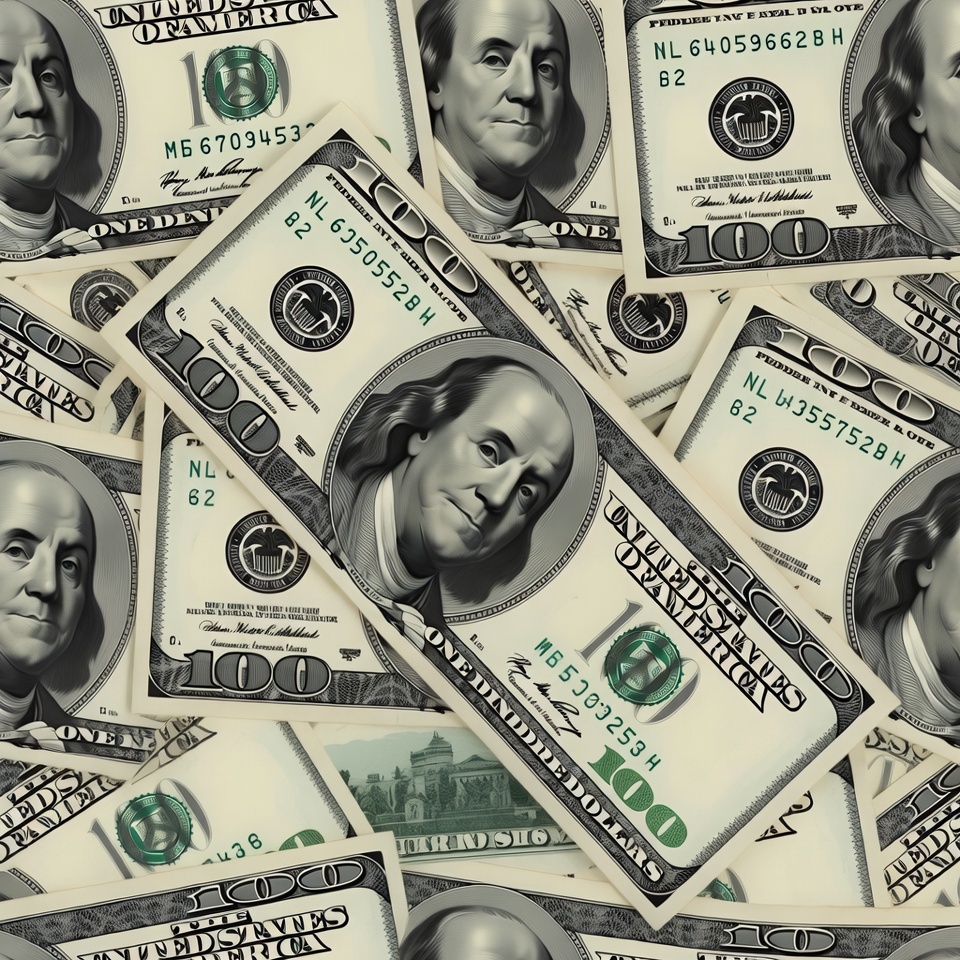 Stack of Benjamin Franklin $100 Bills Stack of Benjamin Franklin $100 Bills