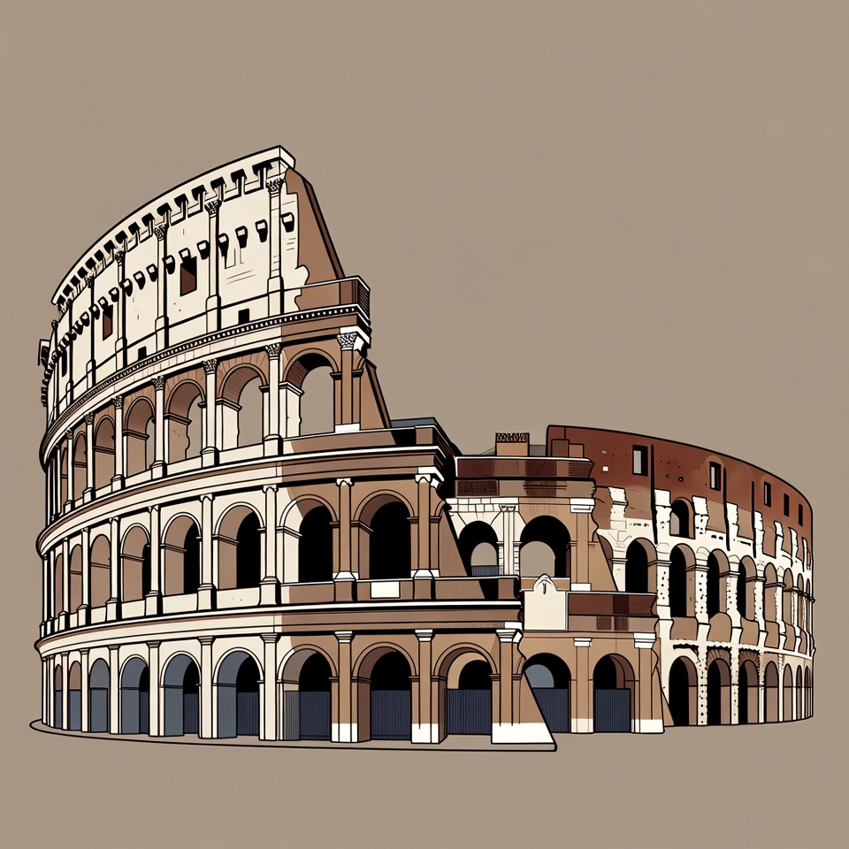 Colosseum Illustration Colosseum Illustration