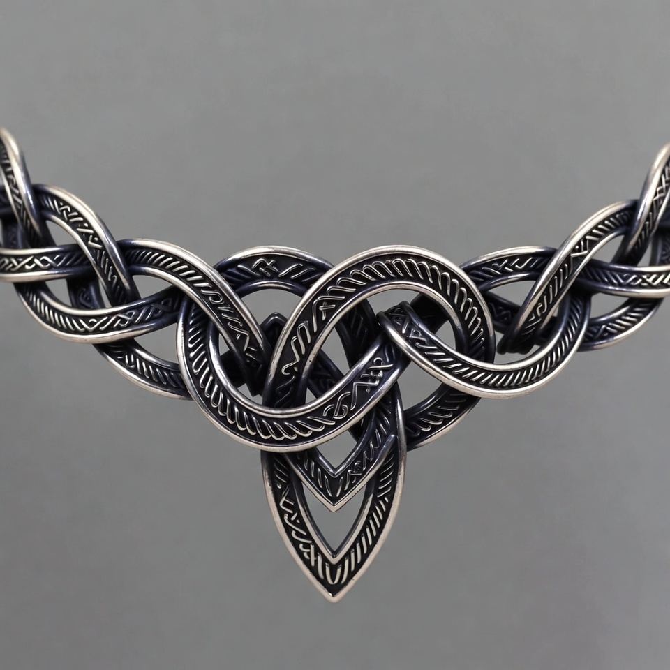 Silver Celtic Knot Necklace Silver Celtic Knot Necklace