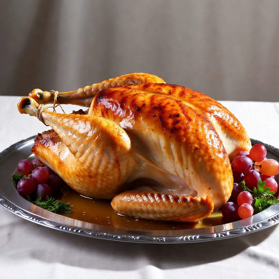 Roasted Turkey with Grapes Roasted Turkey with Grapes