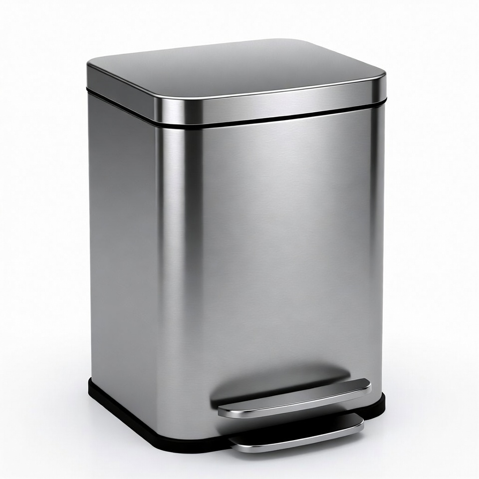 Stainless Steel Pedal Trash Can Stainless Steel Pedal Trash Can