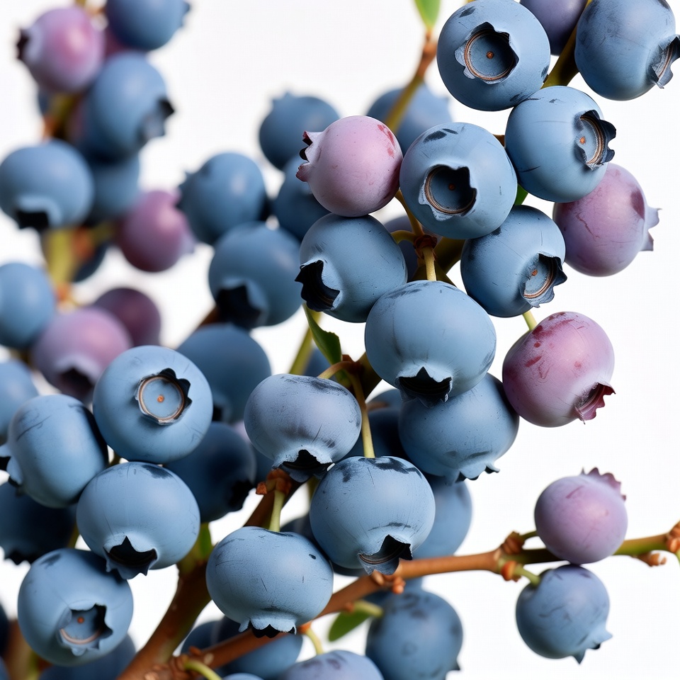 Fresh blueberries on white background Fresh blueberries on white background