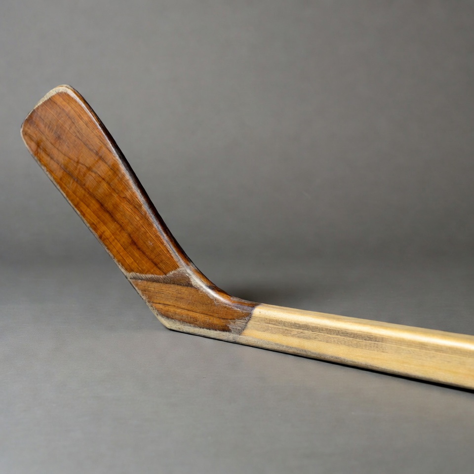 Wooden hockey stick isolated Wooden hockey stick isolated
