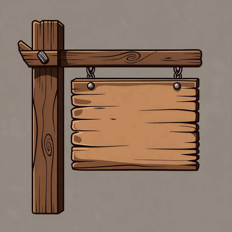 Wooden Hanging Sign Blank Wooden Hanging Sign Blank