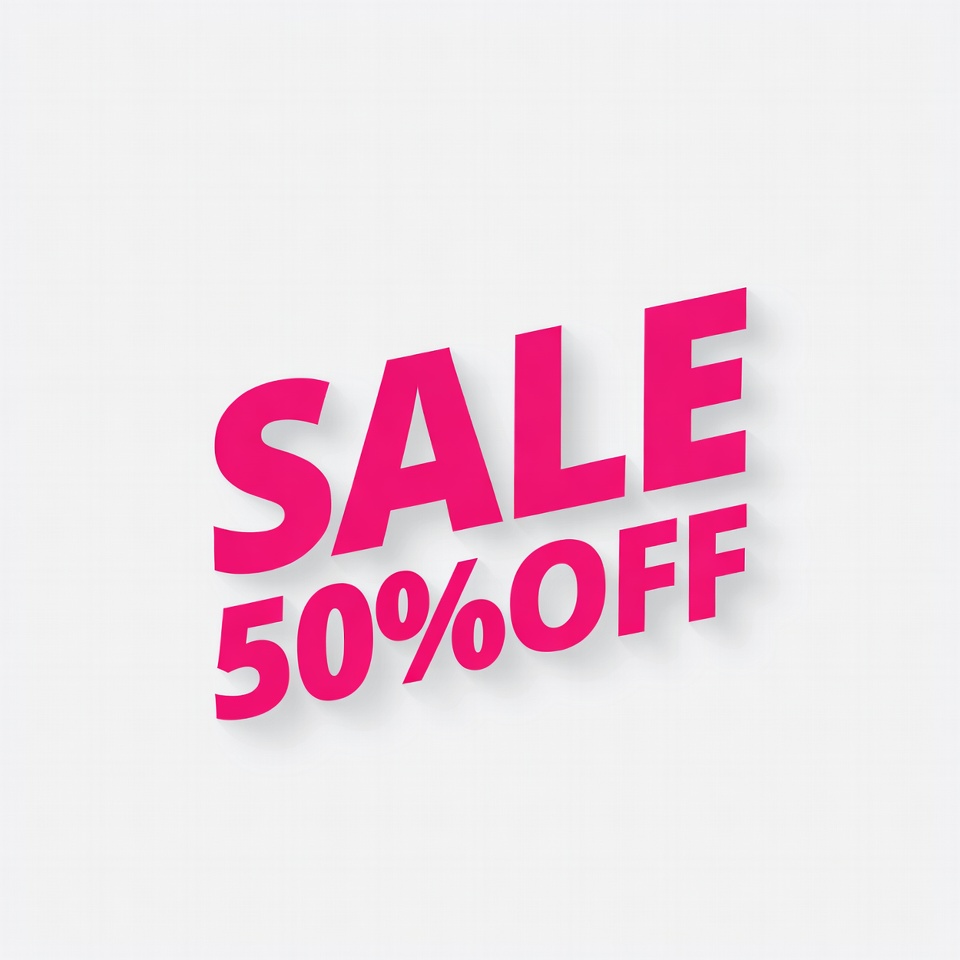 50% Off Sale Badge 50% Off Sale Badge
