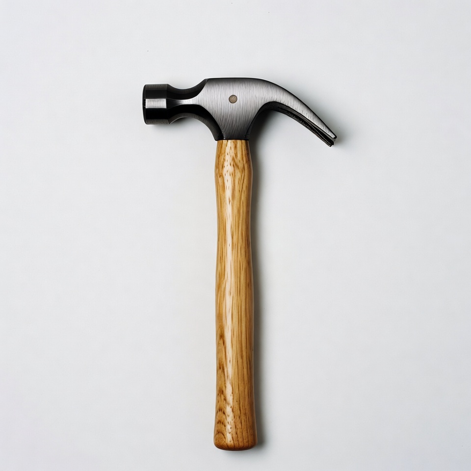 Claw Hammer on White Background Claw Hammer on White Background