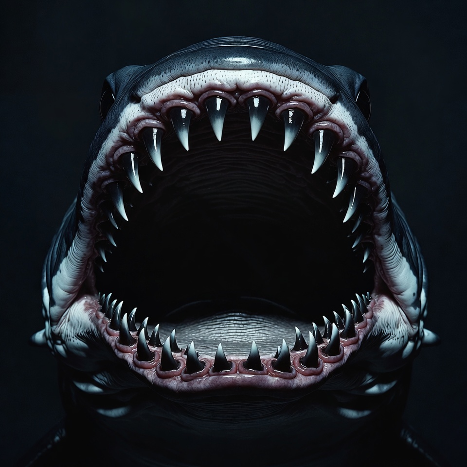 Great White Shark Open Mouth Great White Shark Open Mouth