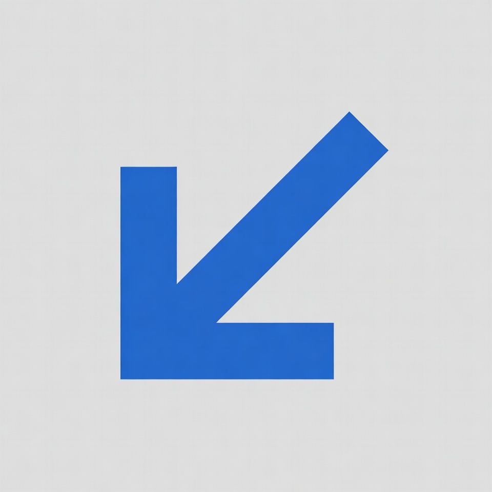 Blue Down Arrow Icon Blue Down Arrow Icon