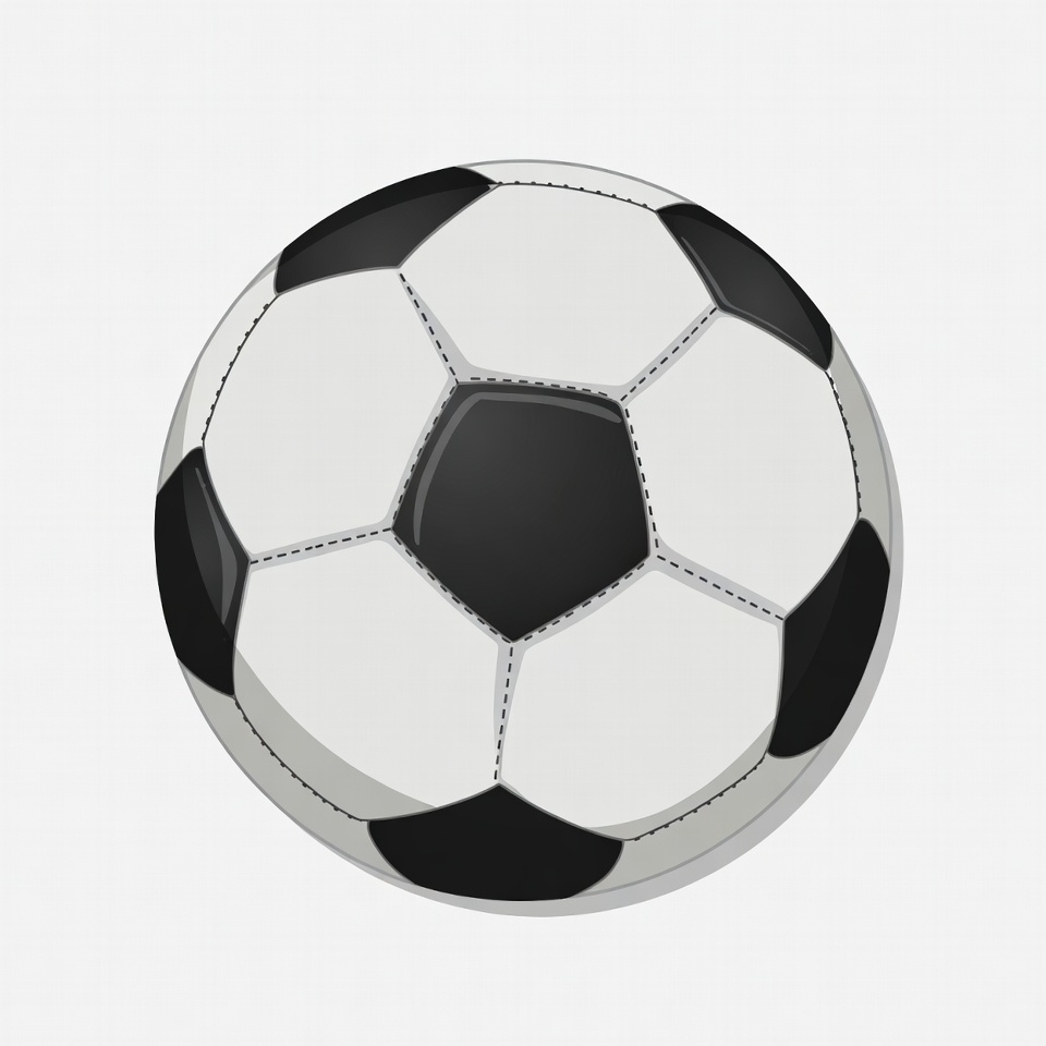 Soccer Ball on White Background Soccer Ball on White Background