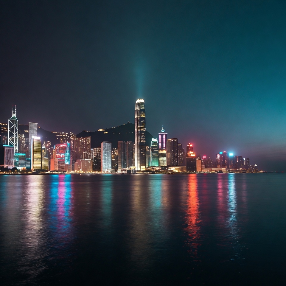 Hong Kong Skyline at Night Hong Kong Skyline at Night