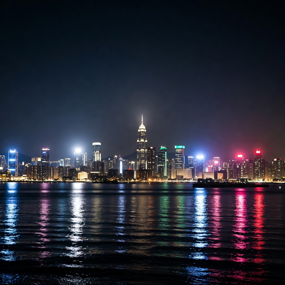 Hong Kong Skyline at Night Hong Kong Skyline at Night