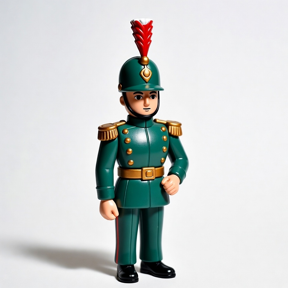 Green uniformed toy soldier Green uniformed toy soldier