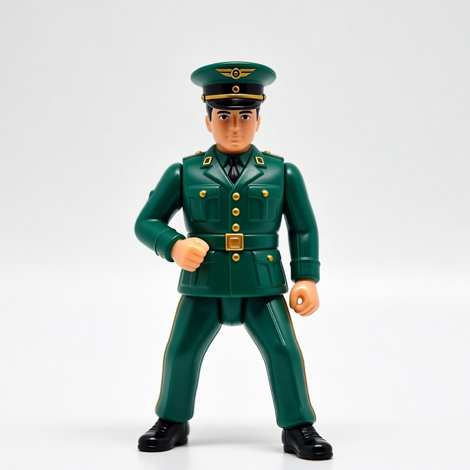 Green uniform army soldier action figure Green uniform army soldier action figure