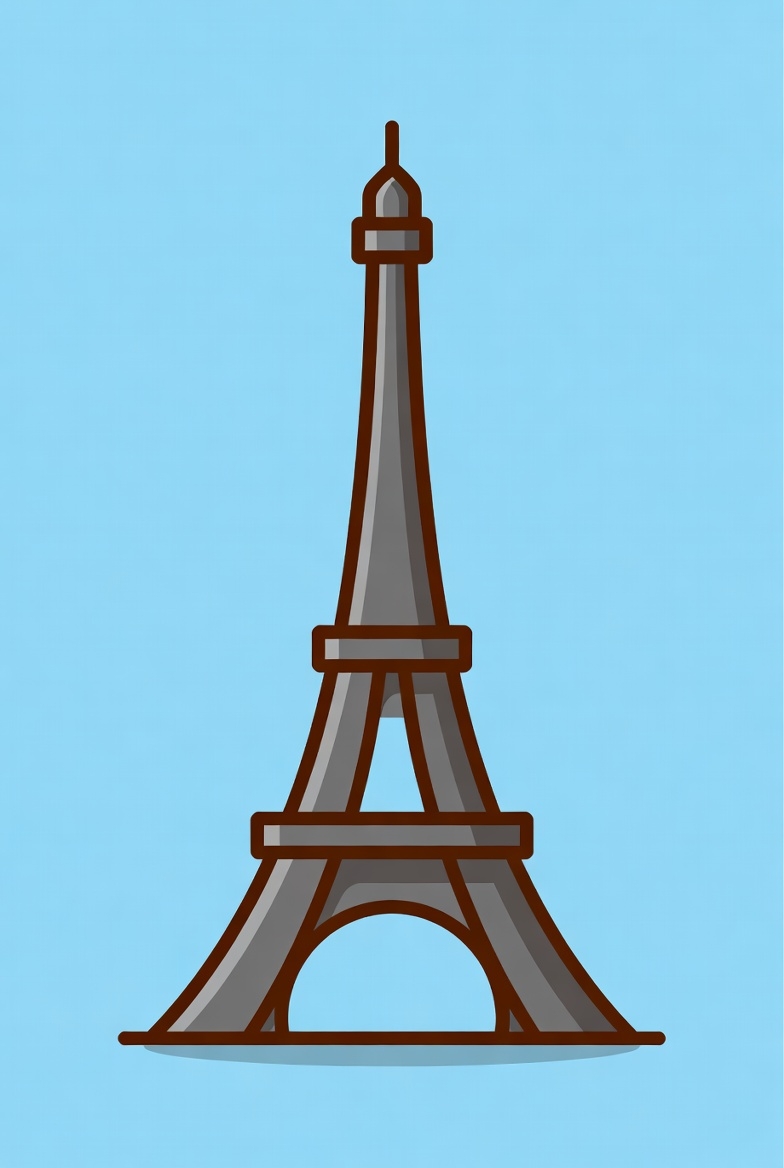 Eiffel Tower illustration Eiffel Tower illustration