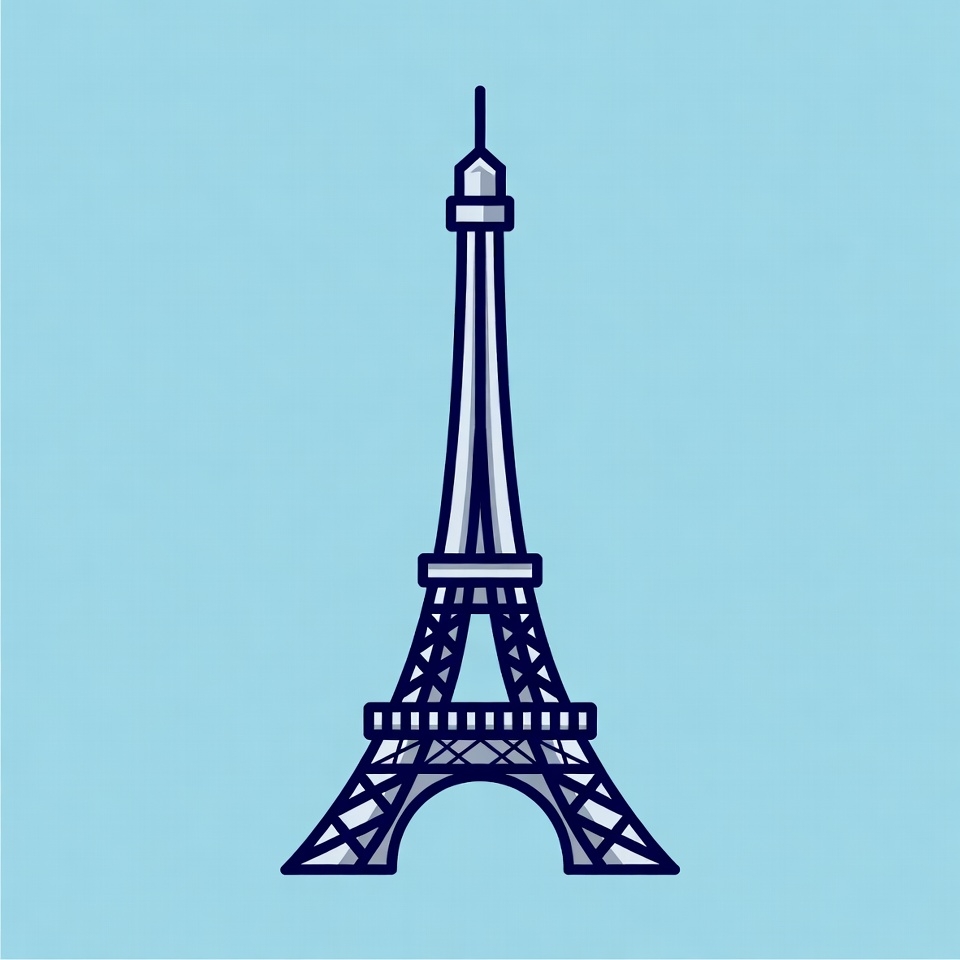 Eiffel Tower illustration Eiffel Tower illustration
