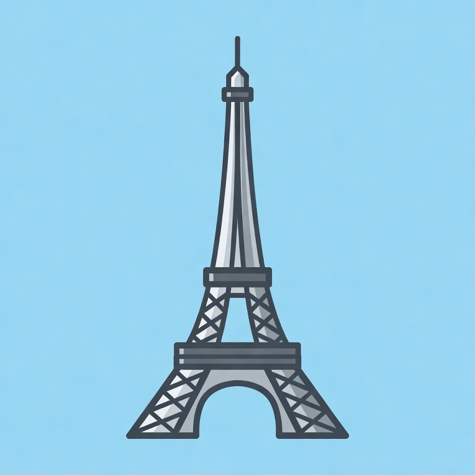 Eiffel Tower illustration Eiffel Tower illustration