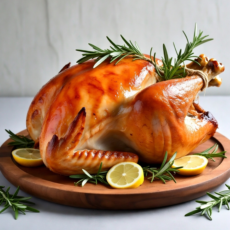Roasted Turkey with Lemon and Rosemary Roasted Turkey with Lemon and Rosemary
