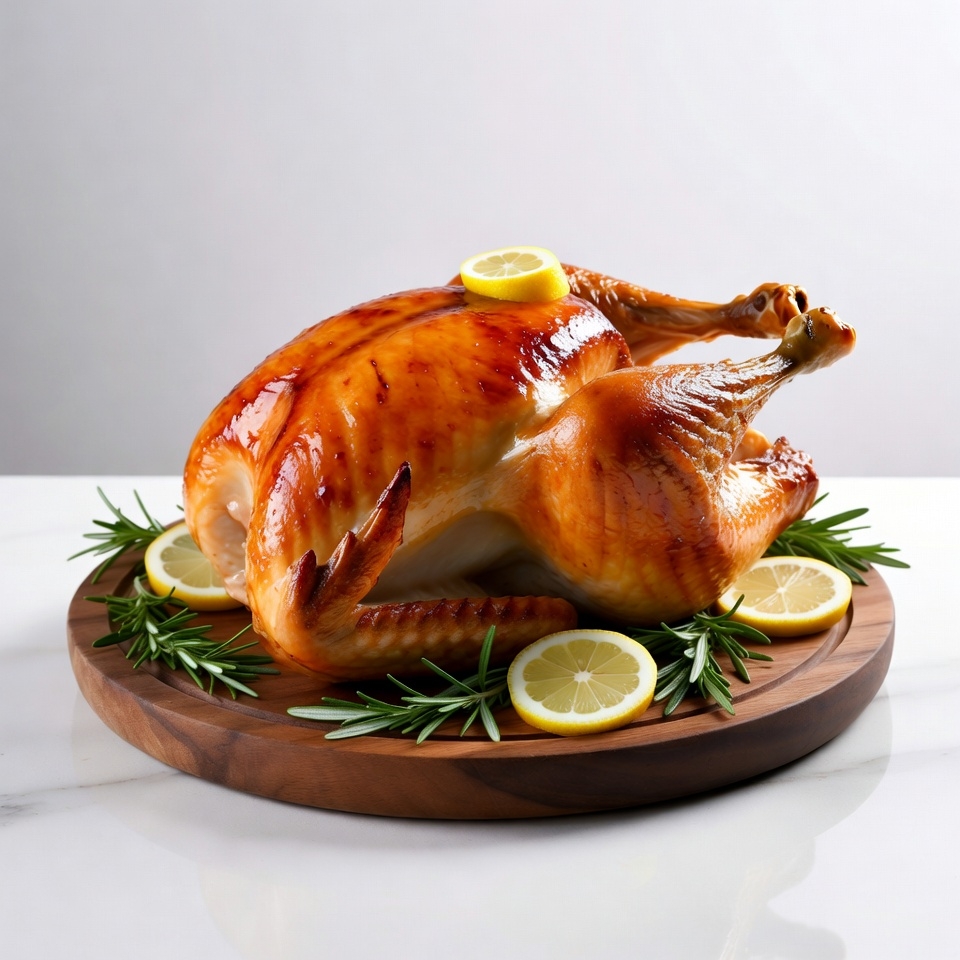 Roasted Turkey with Lemons and Rosemary Roasted Turkey with Lemons and Rosemary