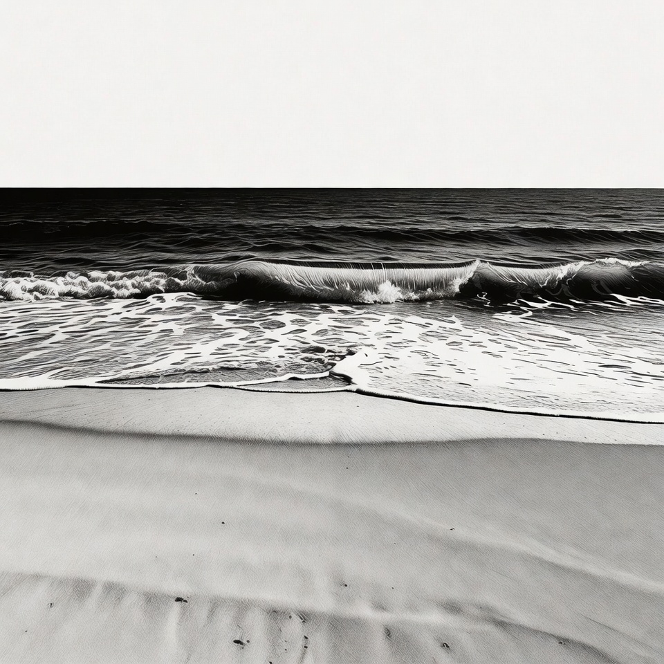 Ocean Waves Crashing on Beach Ocean Waves Crashing on Beach