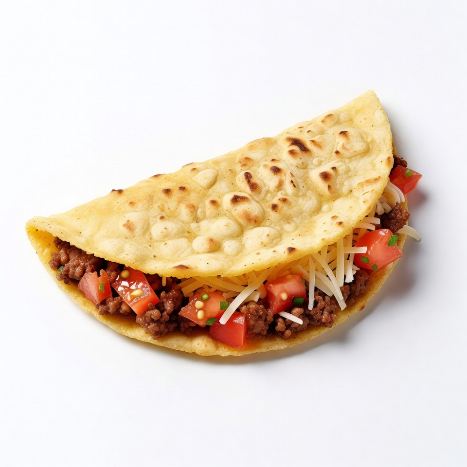 Beef Taco with Tomatoes and Cheese Beef Taco with Tomatoes and Cheese