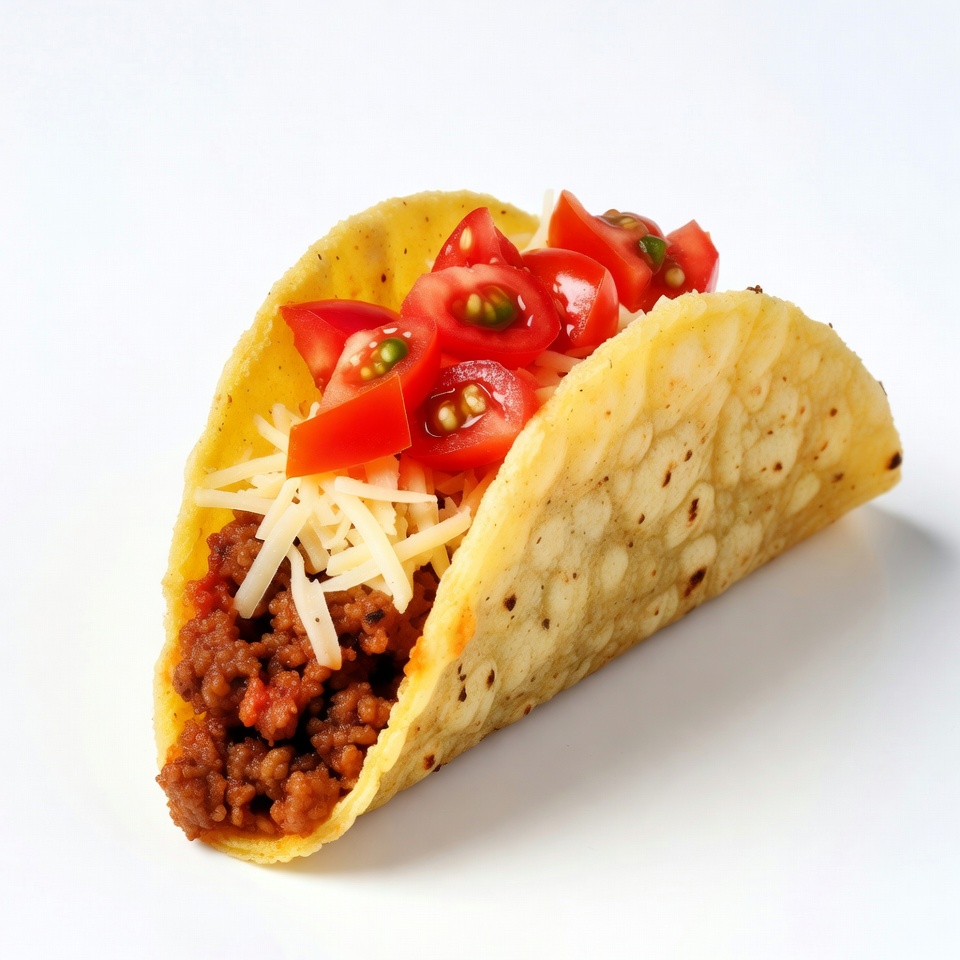 Beef Taco with Tomatoes and Cheese Beef Taco with Tomatoes and Cheese