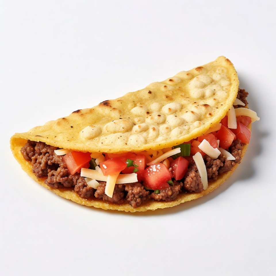 Beef Taco with Tomatoes and Cheese Beef Taco with Tomatoes and Cheese