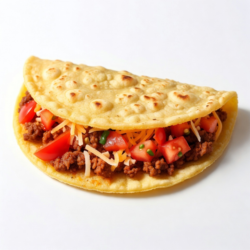 Beef Taco with Tomatoes and Cheese Beef Taco with Tomatoes and Cheese