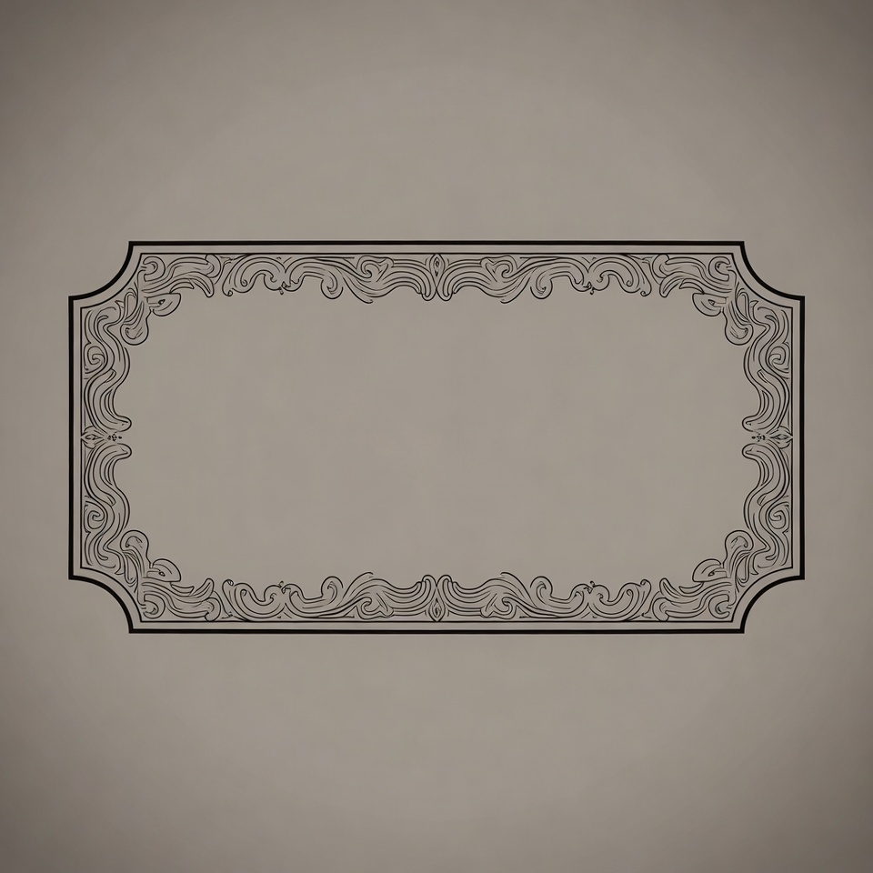 Ornate Blank Frame Border Ornate Blank Frame Border