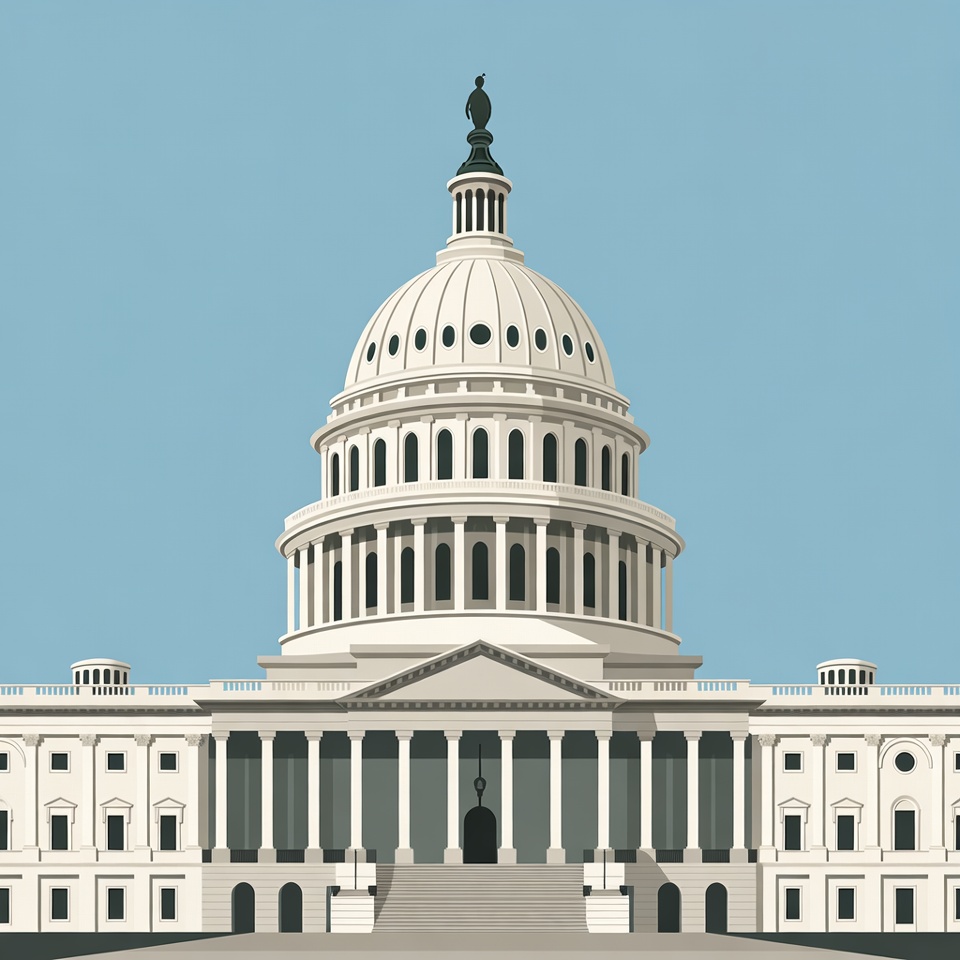US Capitol Building Illustration US Capitol Building Illustration